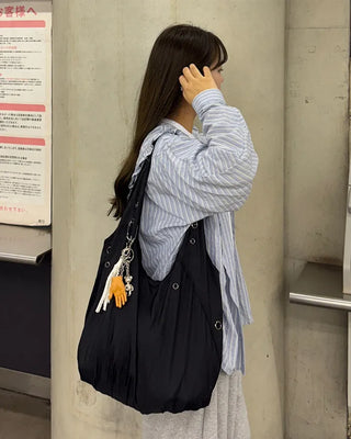Eyelet Point Shoulder Bag