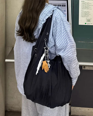 Eyelet Point Shoulder Bag