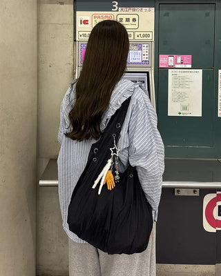 Eyelet Point Shoulder Bag