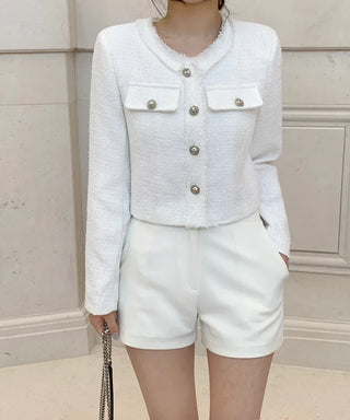 Tassel tweed jacket