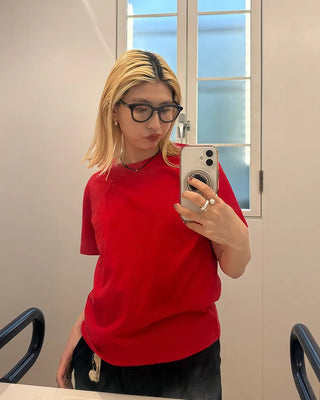 Semi-Cropped Basic Half T-Shirt