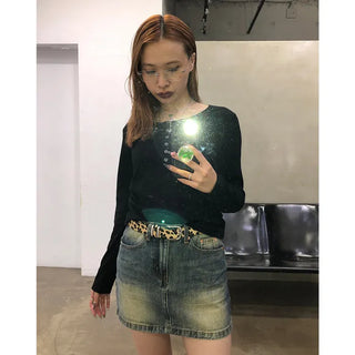 Leopard belt