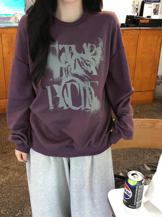 [UNISEX] Painted Oversized Sweatshirt