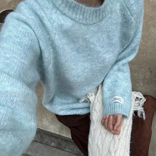 Round Melange Knit