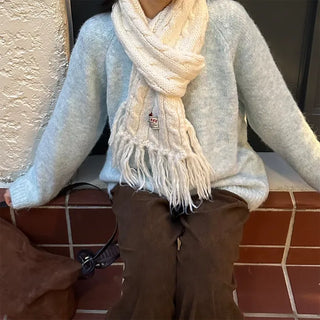 Round Melange Knit