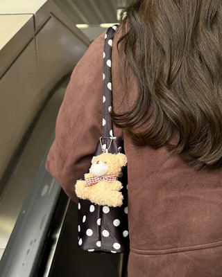 Bear Strap Set Dot Shoulder Bag