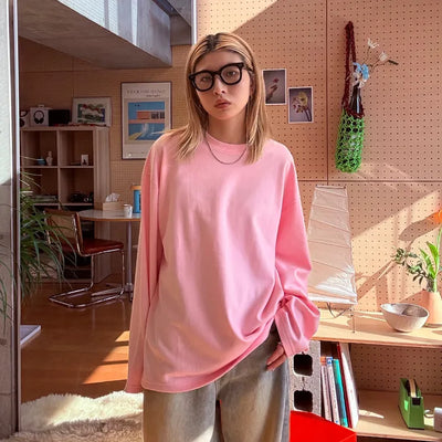 (Unisex) Basic Long T-Shirt