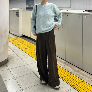 Round Melange Knit