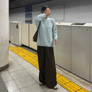 Round Melange Knit