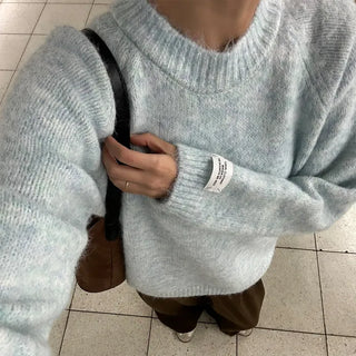 Round Melange Knit