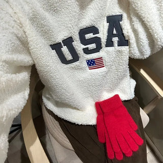 USA Logo Boa Sweatshirt
