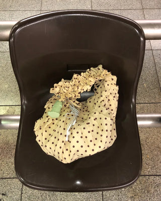 Dot Drawstring Shoulder Bag