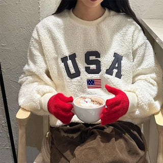 USA Logo Boa Sweatshirt