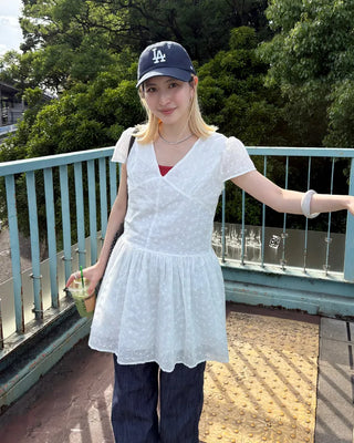 Round neck simple ribbed camisole