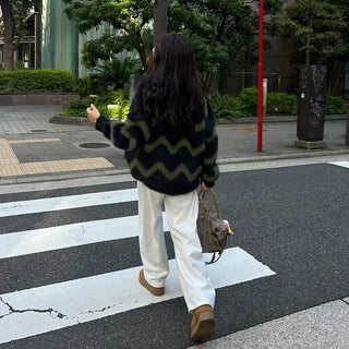 Unisex Wave Wool Knit