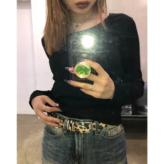 Leopard belt