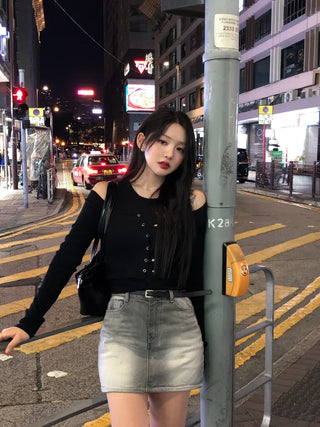 [2pcs] Button Cardigan Sleeveless Set