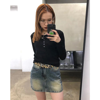 Leopard belt