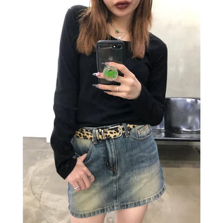 Leopard belt