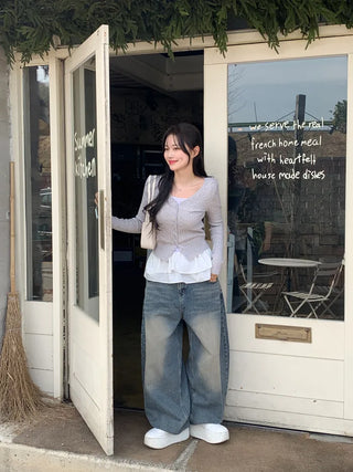 Ribbon shoulder bag