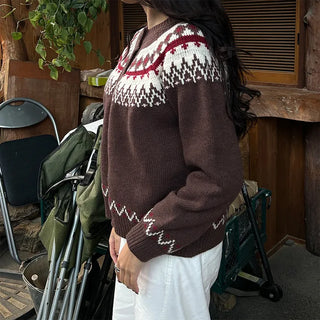 Nordic knit cardigan