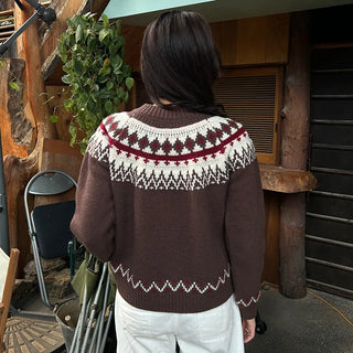 Nordic knit cardigan