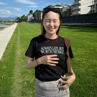 WAIT Lettering Short-Sleeve T-Shirt