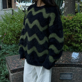 Unisex Wave Wool Knit