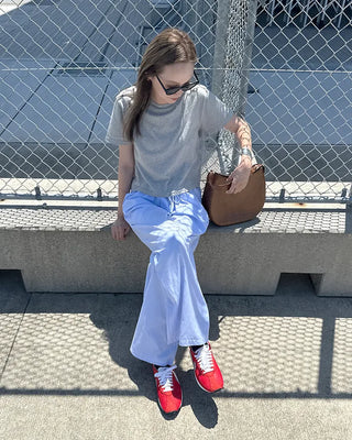Colorful basic short-sleeved T-shirt