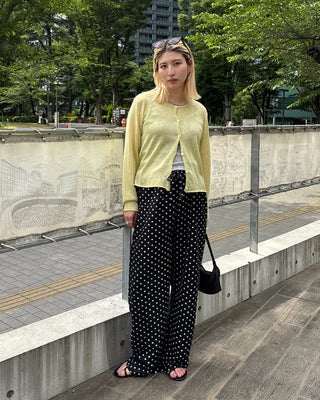 Cut-off hem viscose summer cardigan