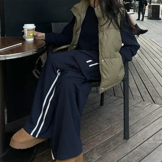 Track cargo cotton pants