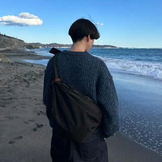 (Unisex) Round Openwork Knit