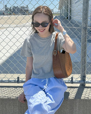 Colorful basic short-sleeved T-shirt