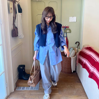 Basic blue color shirt