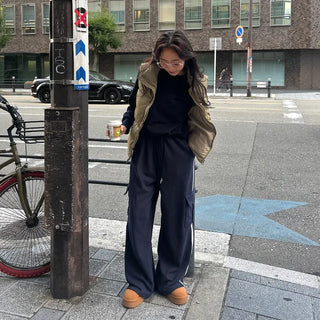 Track cargo cotton pants