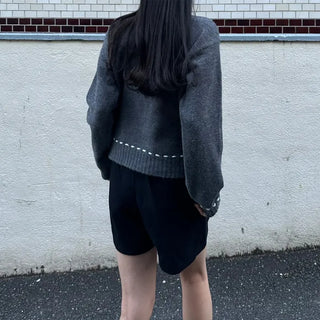 Stitch Point Knit Cardigan
