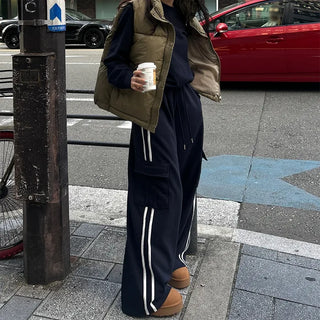 Track cargo cotton pants