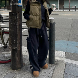 Track cargo cotton pants