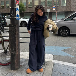 Track cargo cotton pants