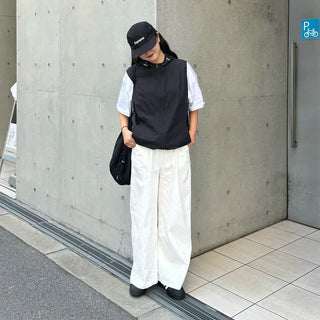 String Hooded Vest