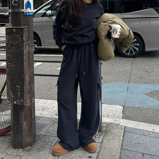 Track cargo cotton pants