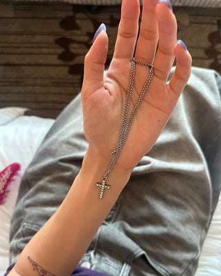 Cubic Zirconia Round Chain Necklace