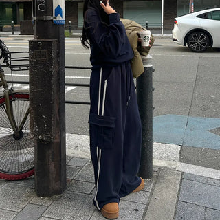 Track cargo cotton pants
