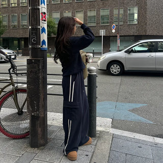 Track cargo cotton pants