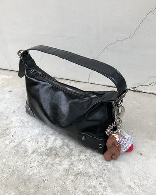 Eyelet Square Shoulder Bag