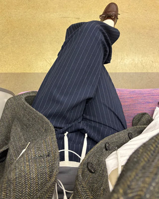 String stripe wide slacks