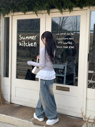 Ribbon shoulder bag