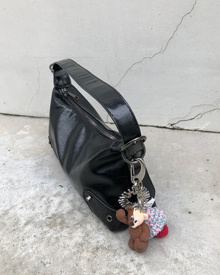 Eyelet Square Shoulder Bag