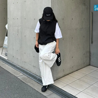 String Hooded Vest