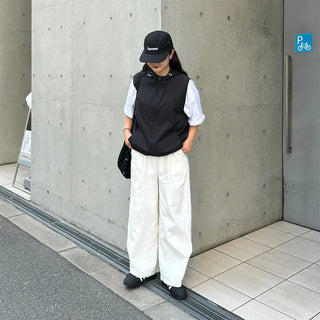 String Hooded Vest